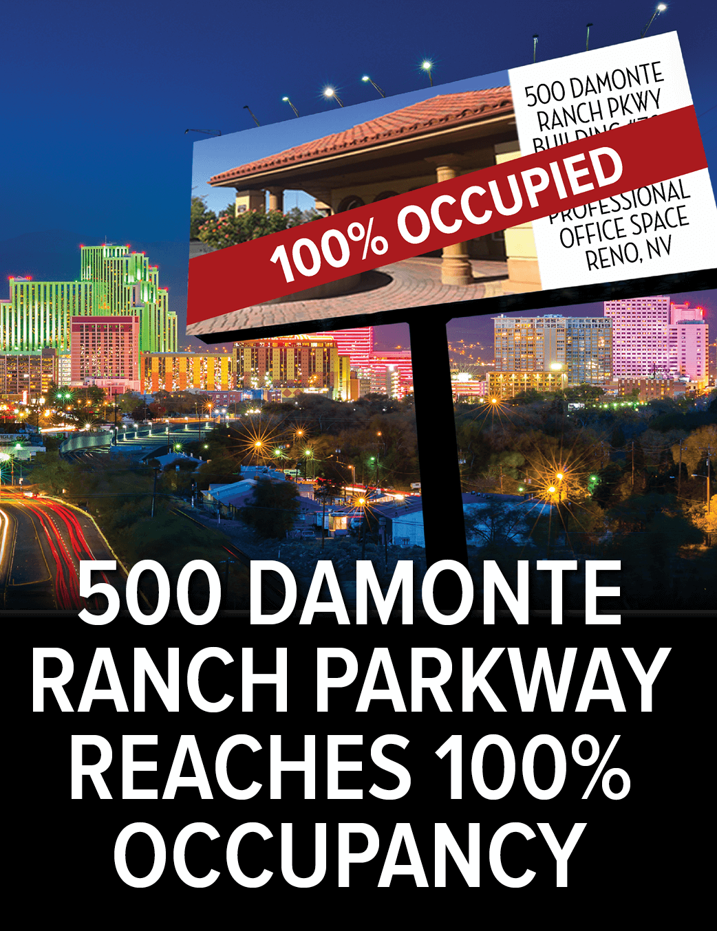 RM&D Leases 500 Damonte Ranch Parkway to 100% Occupancy